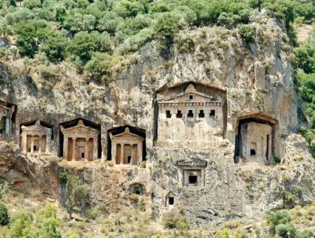 Maras Dalyan Villa Zum Verkauf-Grundstück Zum Verkauf Mit Blick Auf Die Königlichen Gräber 1026M2