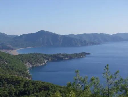 Immobilien-Schnäppchen-Grundstück Zu Verkaufen Mit Meerblick In Çandır Anruf In Ekincik