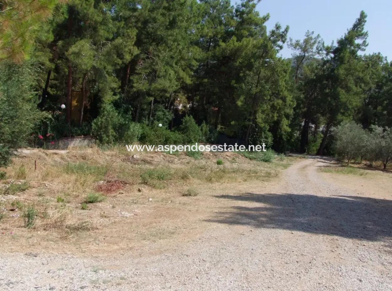 Land For Sale In Gocek Fethiye Göcekde 2017M2 Land For Sale With Full Sea View